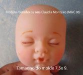 Bebê olhos fechados "G" MAC 06