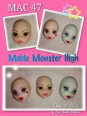 Molde Monster High MAC 47