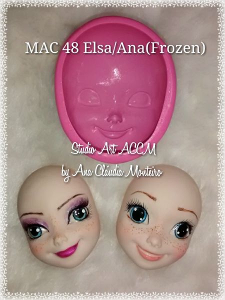 MAC 48- Molde Ana/Elsa Frozen