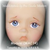 Molde para rosto de boneca (MAC 14).